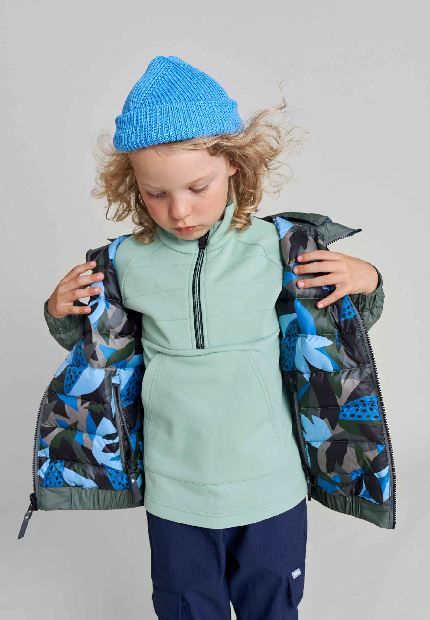 Barn teknisk anorak Kupista