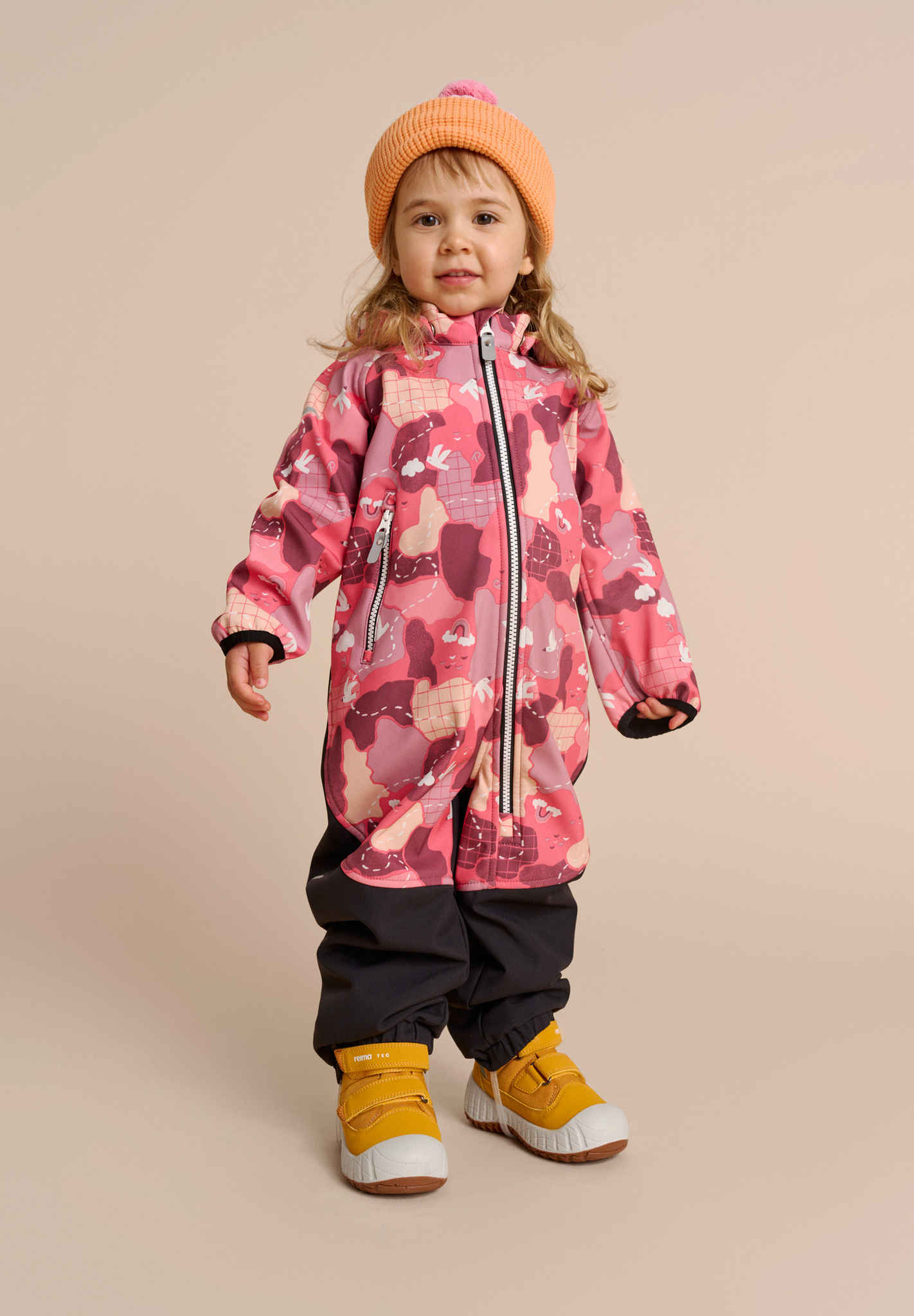 Småbarn softshell overall Mjosa