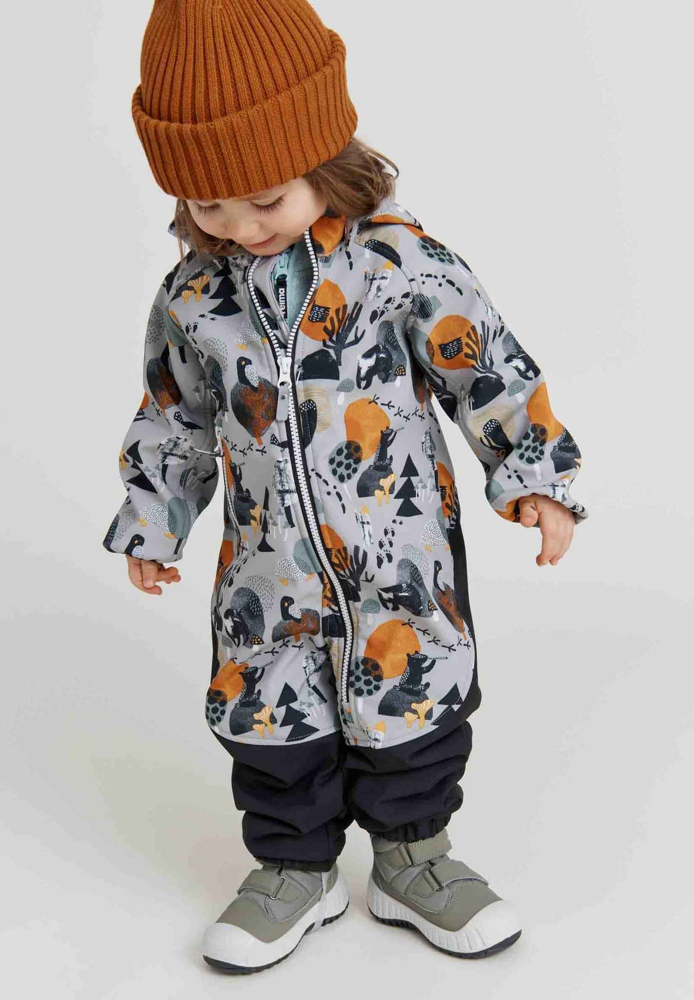 Småbarn softshell overall Mjosa