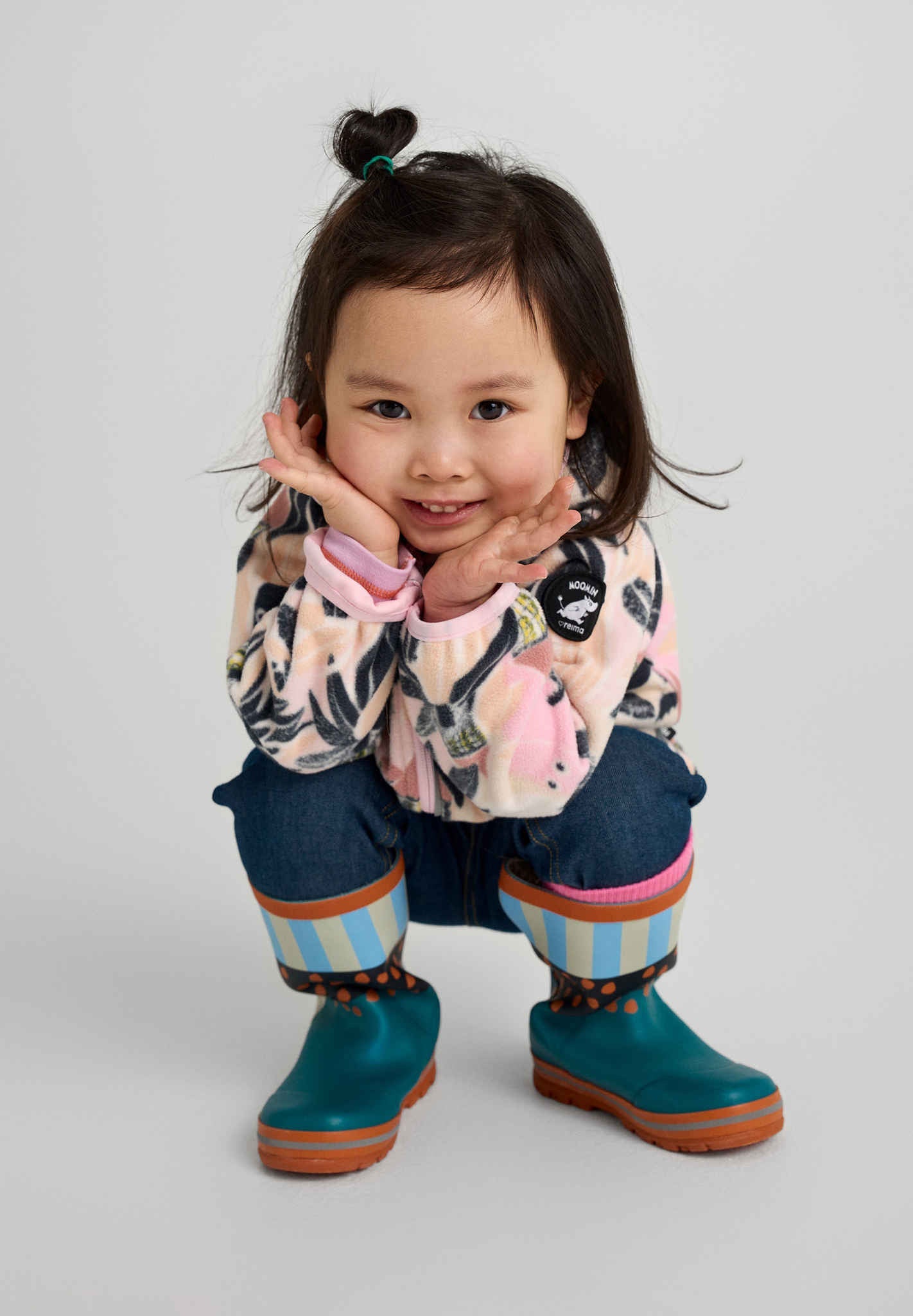 Småbarn vindfleecejacka Moomin Vindskydd