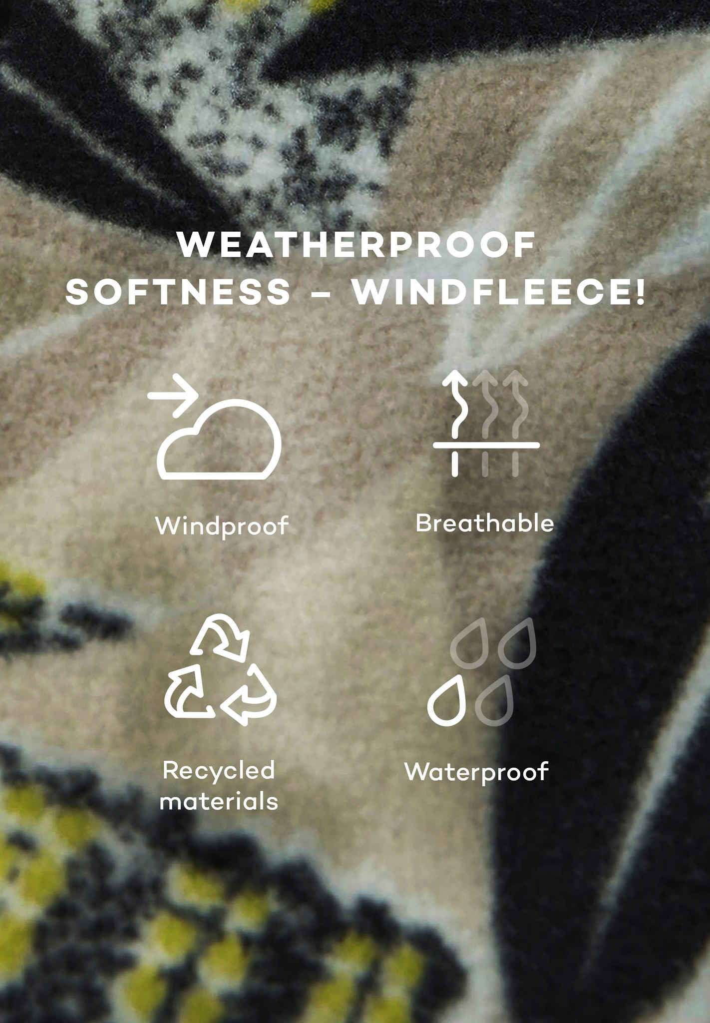 Småbarn vindfleecejacka Moomin Vindskydd