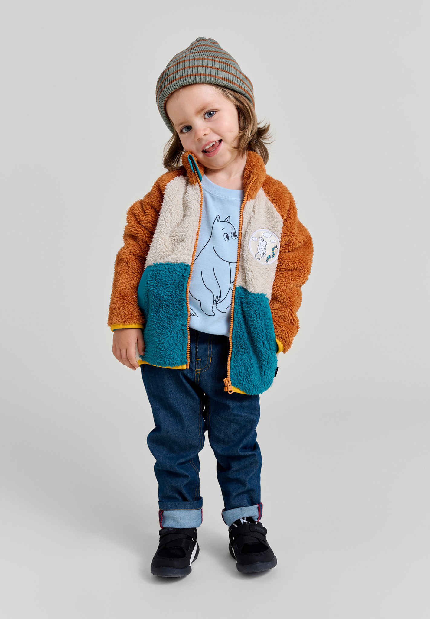 Småbarn pilefleecejacka Moomin Kramgo