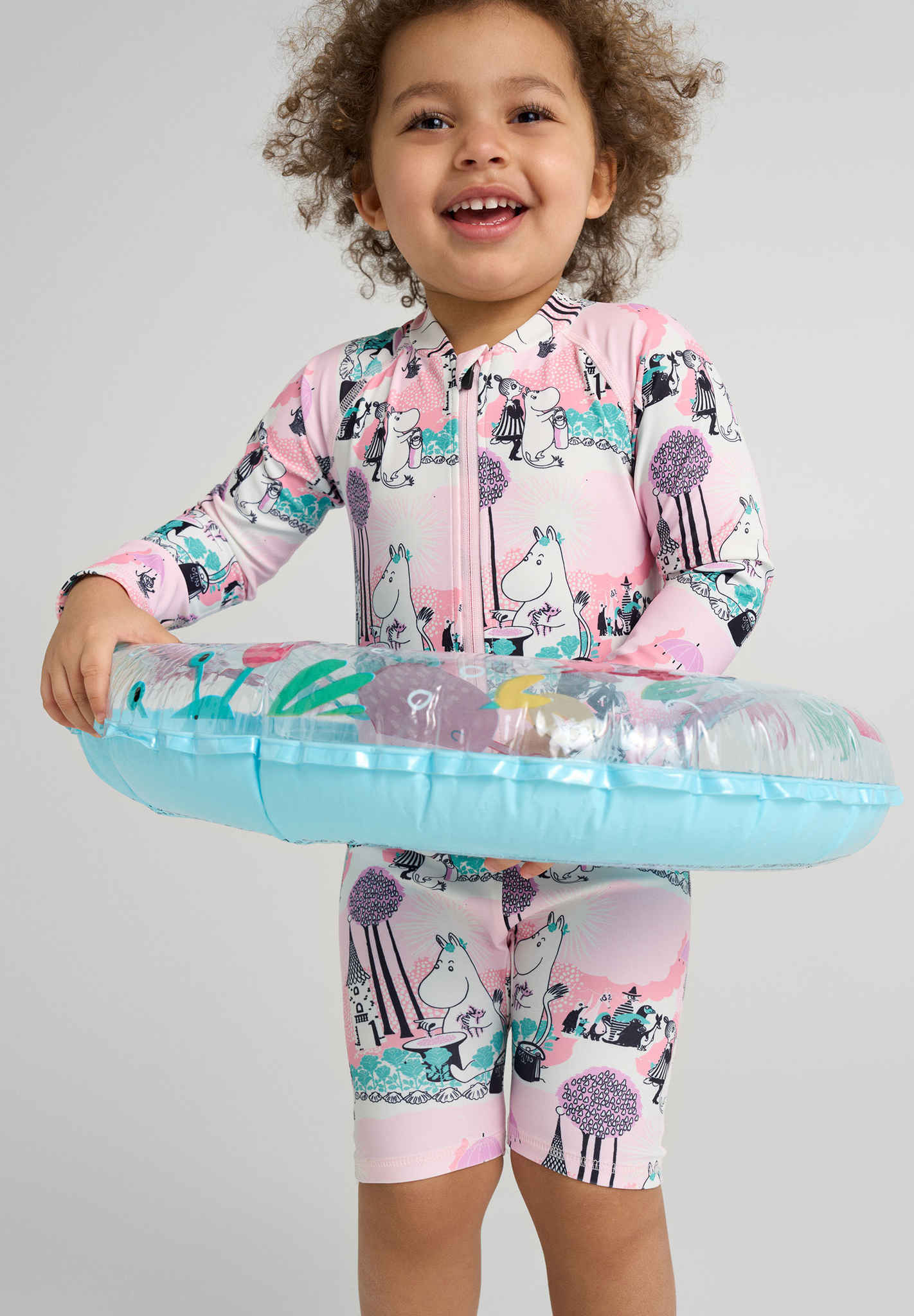 Småbarn UV-overall Moomin Sandig