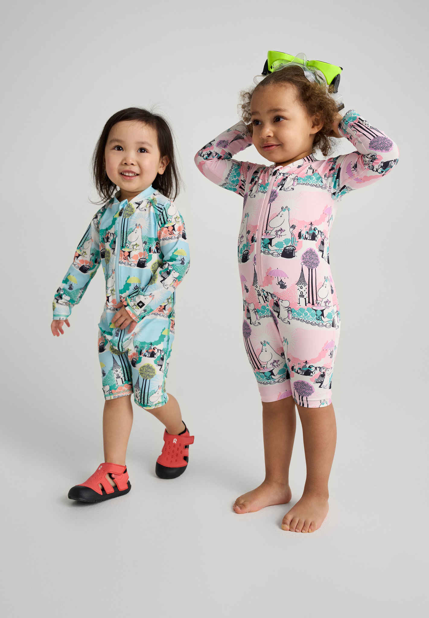 Småbarn UV-overall Moomin Sandig