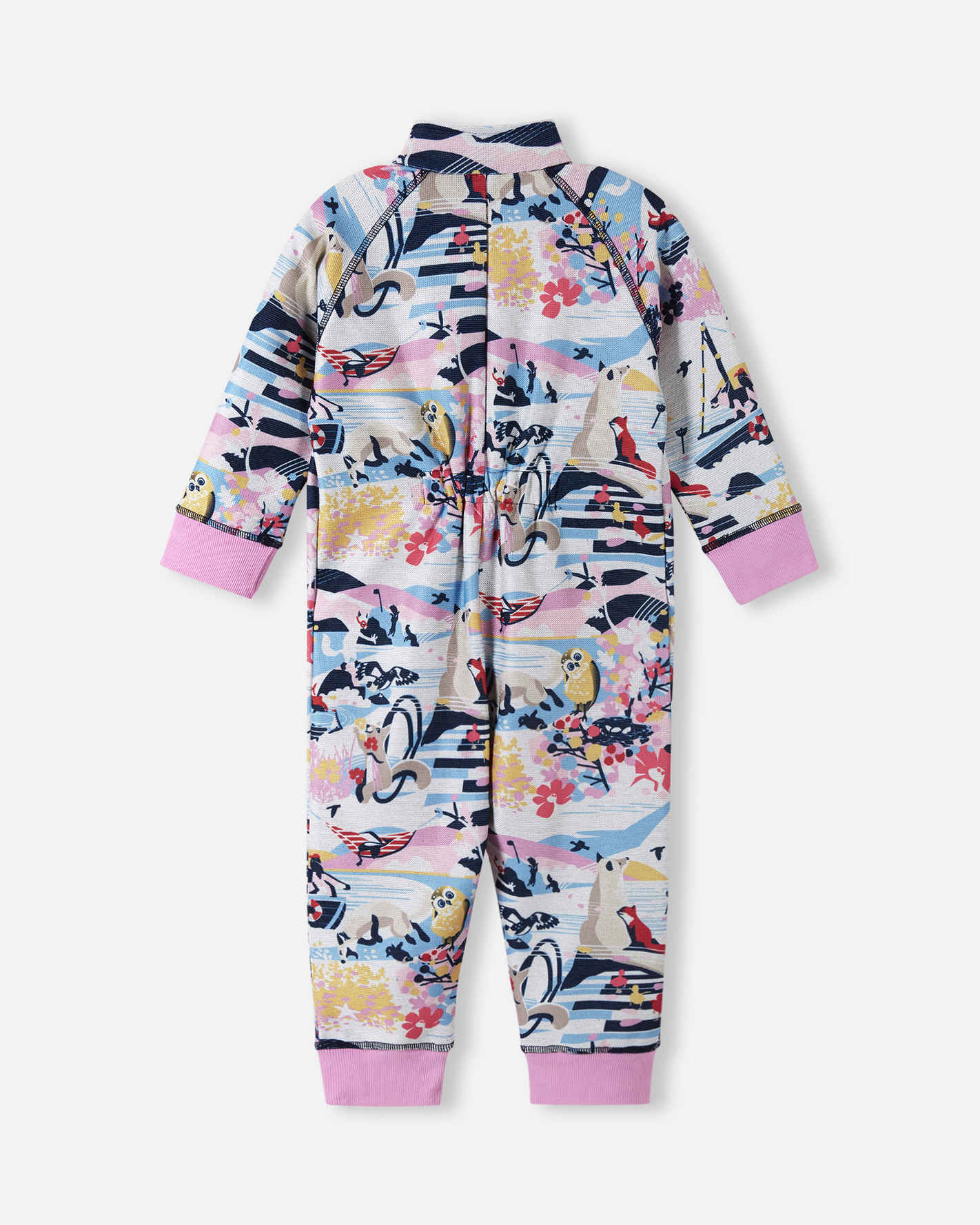 Småbarn stickad fleeceoverall Haaveilu