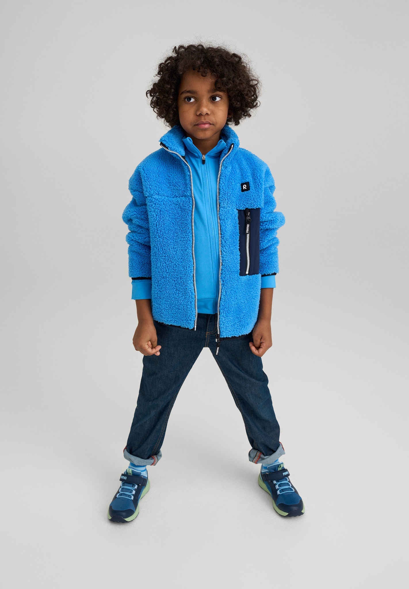 Barn pilefleecejacka Turilas