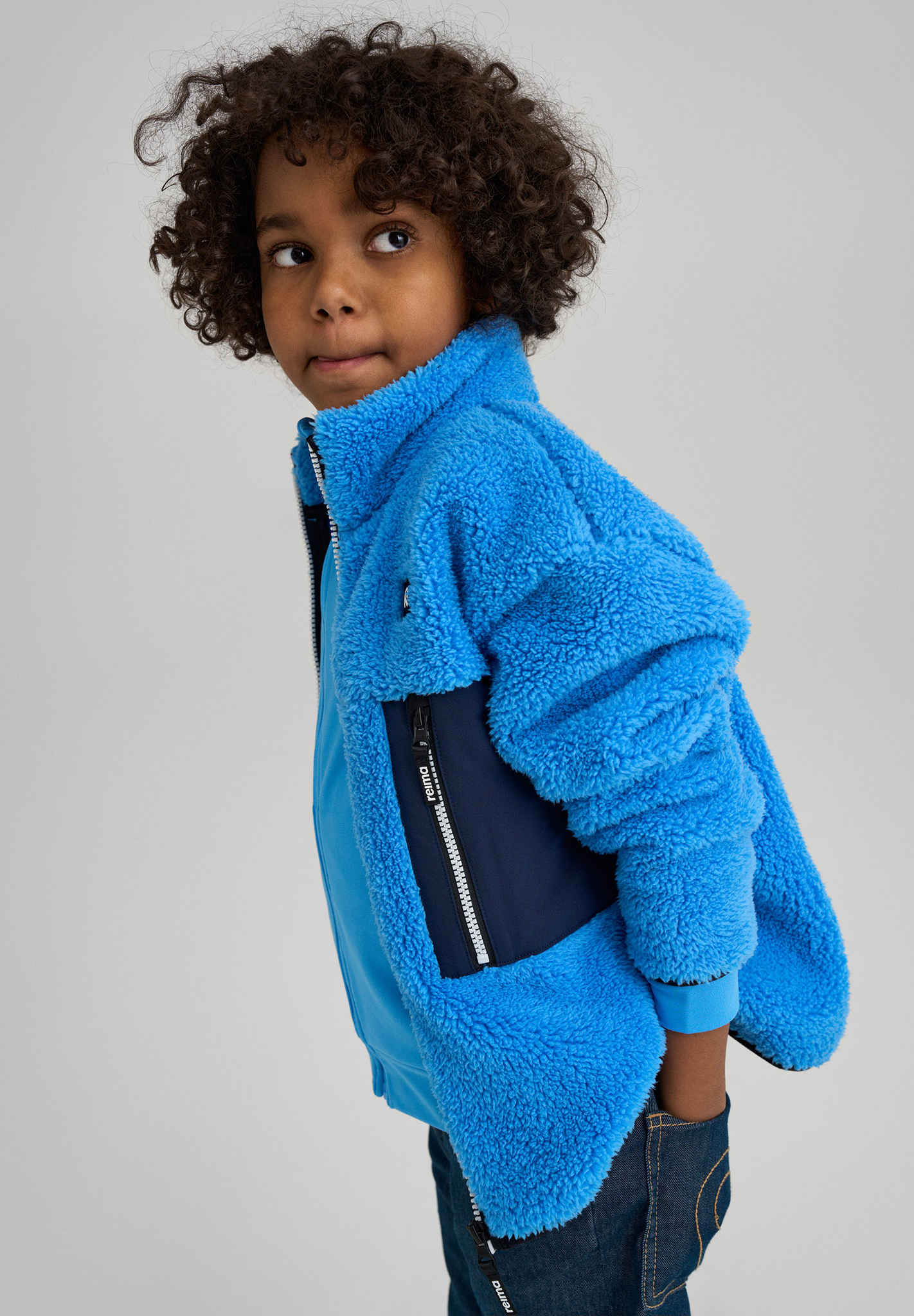 Barn pilefleecejacka Turilas