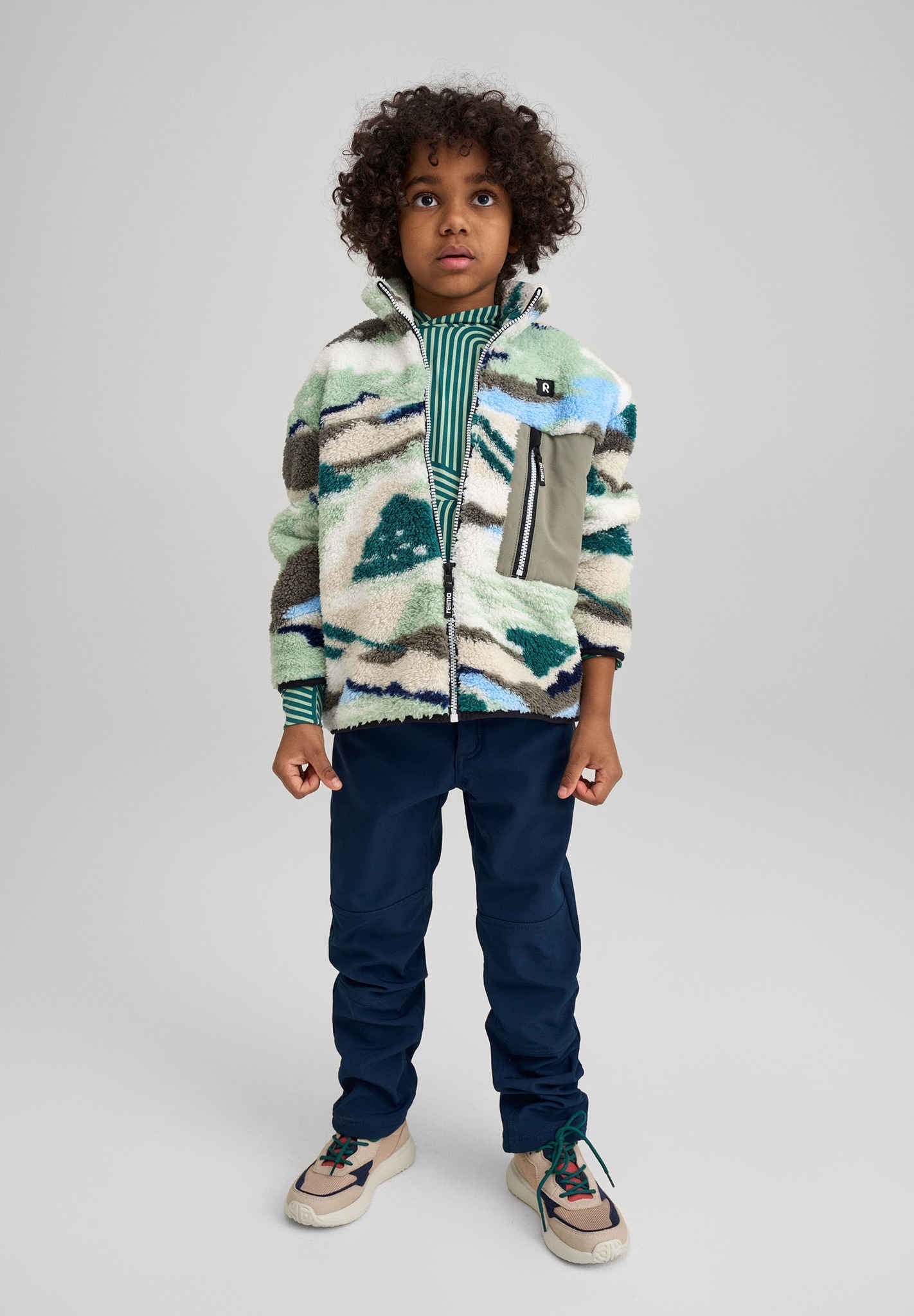 Barn pilefleecejacka Turilas