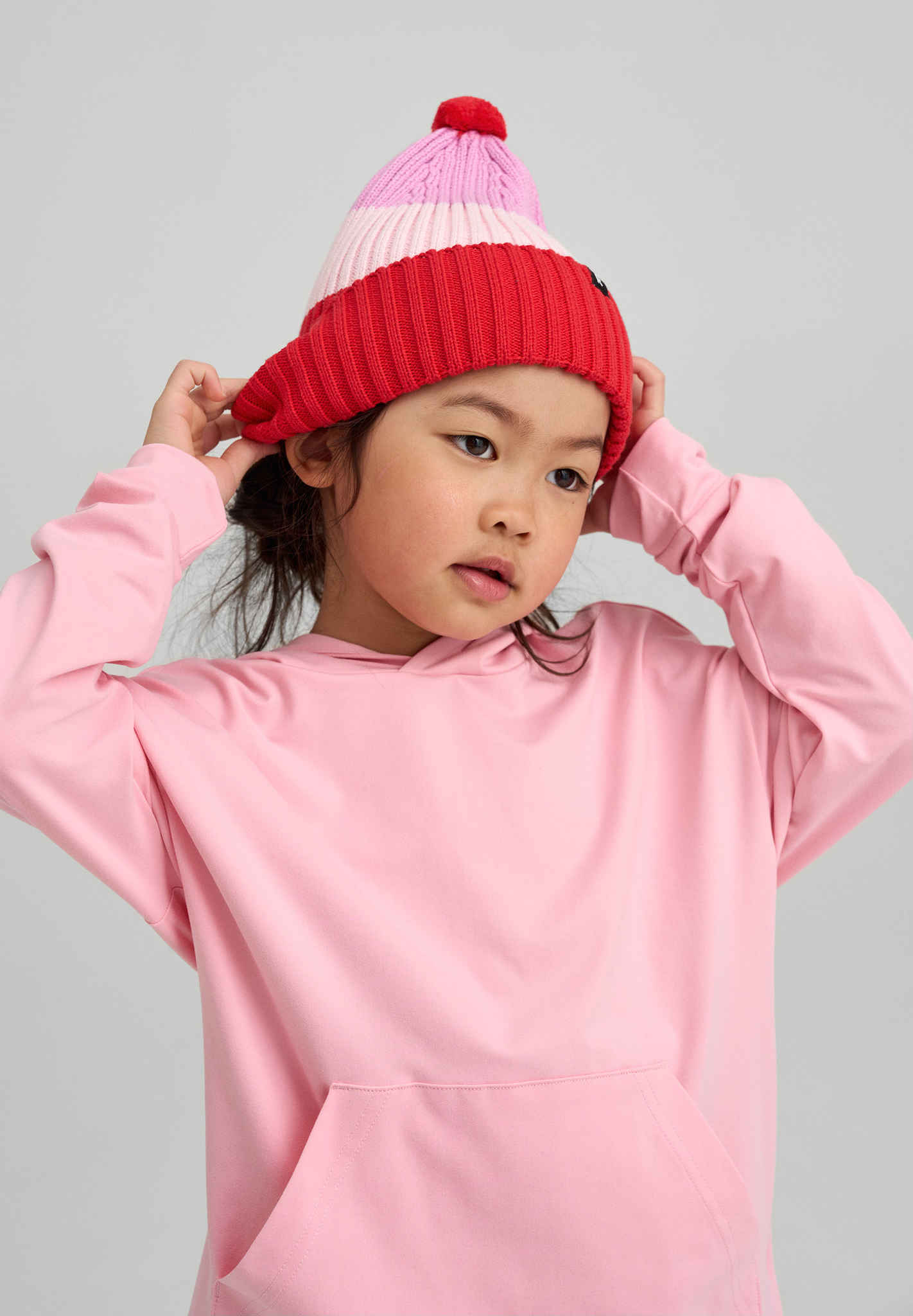 Barn mössa i ekologisk bomull Pipaus