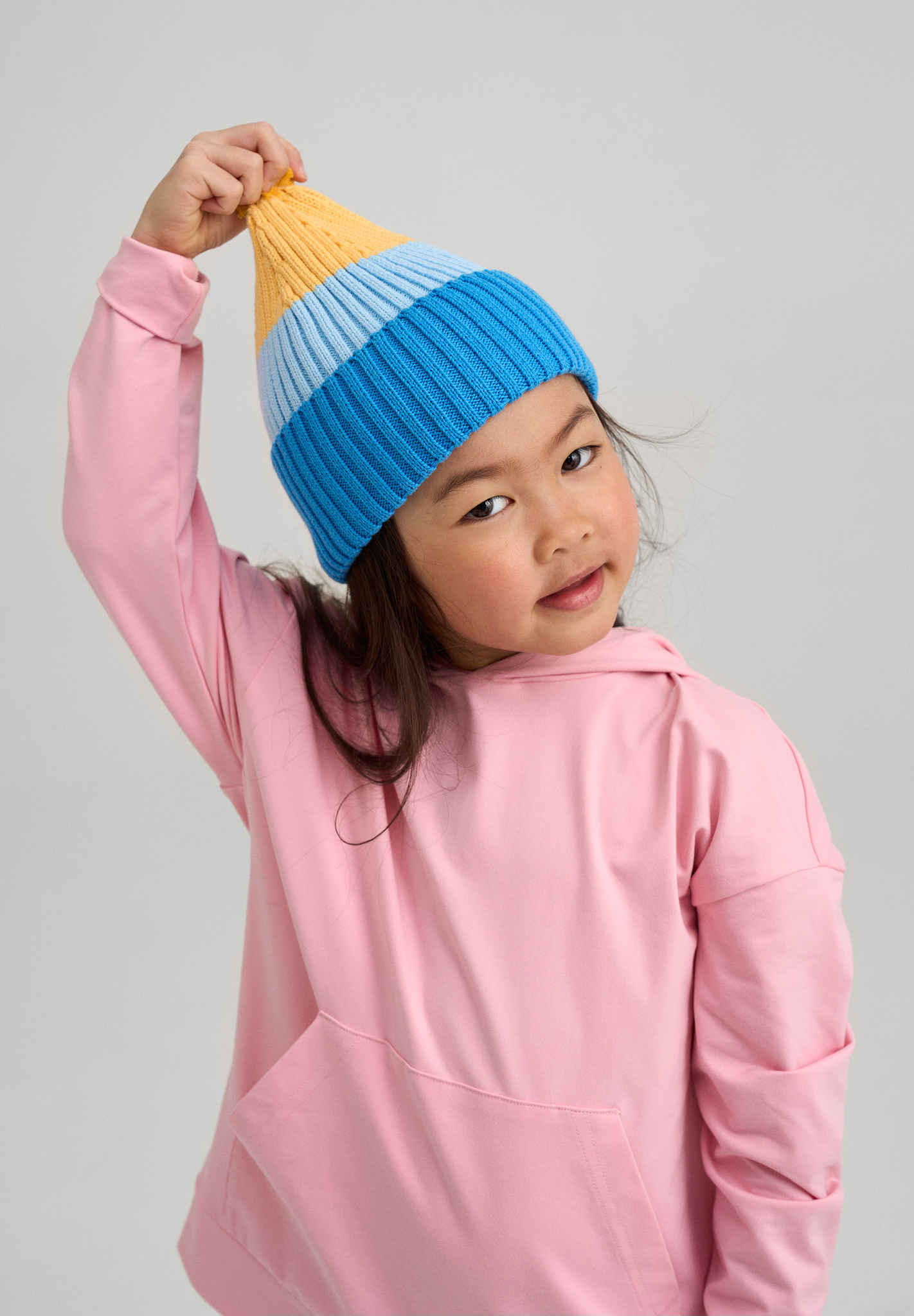 Barn mössa i ekologisk bomull Pipaus